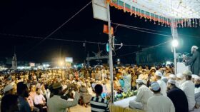 দেয়াল ঘড়ি প্রতীকের সমর্থনে ছাতকে  খেলাফত মজলিসের বিশাল জনসভা অনুষ্ঠিত